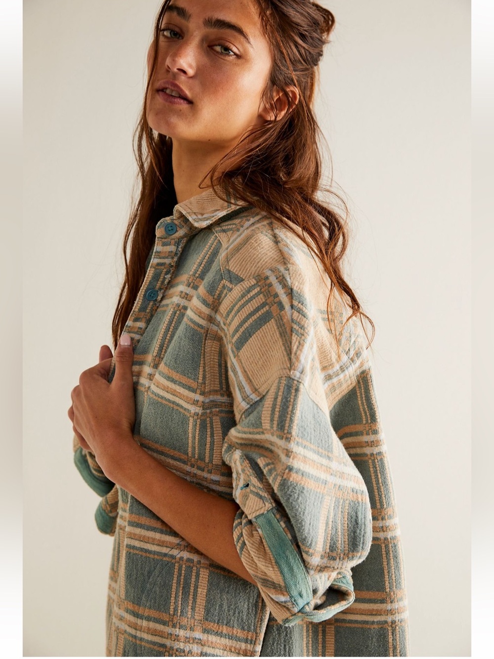 We The Free Arizona Sky Jacquard Plaid Shirt